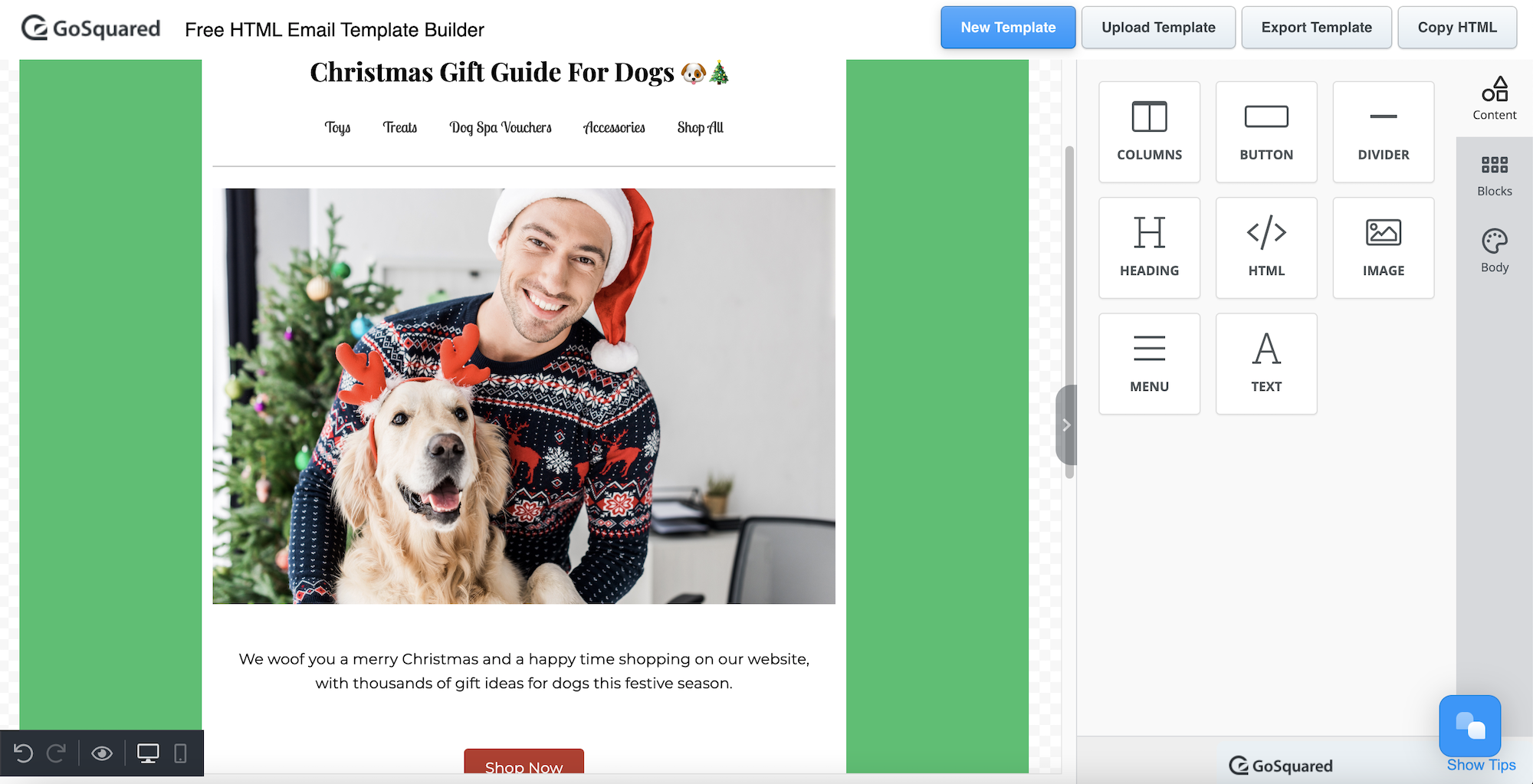 christmas marketing campaigns ecommerce gosquared